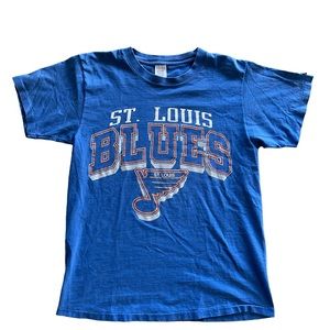 St Louis Blues single stitch tee
